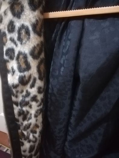 M&S Leaopard hoded Jacket