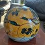 handpainted glass lampshade Image 7