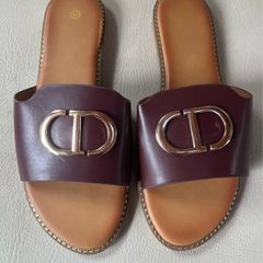 Ladies Burgendy sandals