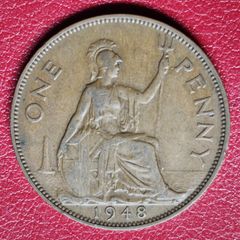 1948 Penny George Vl coin