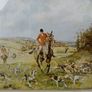Hunting print , George Wright, vintage print Image 4