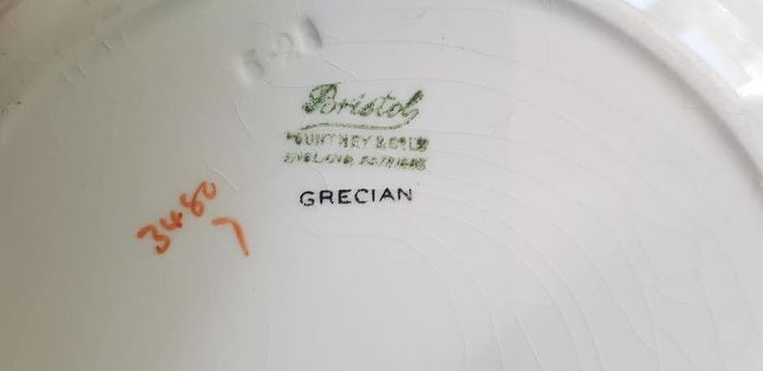Antique Pr. Large China Soup Plates & Tureen Edwardian