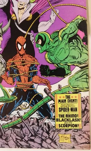 Amazing Spider-Man #319 Rhino, Scorpion & Backlash Appearance (Todd McFarlane - 1989)