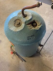 Insulated hot water Cylinder