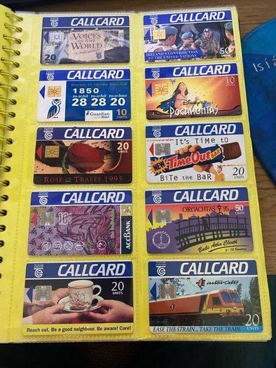 Call Cards folder with cards