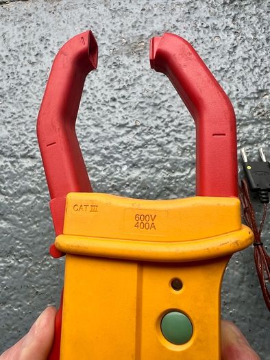 Fluke multimeter, amp clamp and temp probe