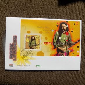 Ireland 2002.Rory Gallagher First Day Cover.Rock Legends.FDC.Mint Never Hinged.MNH.