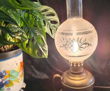 antique Edwardian style table lamp