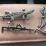 Marcasite silver brooch collection Image 3
