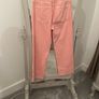 Fab Blush Pink Denim Wide Leg Jeans size 10 Image 2