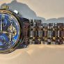 OLEVS Automatic Mechanical Watch - Two-Tone Blue Dial Image 5