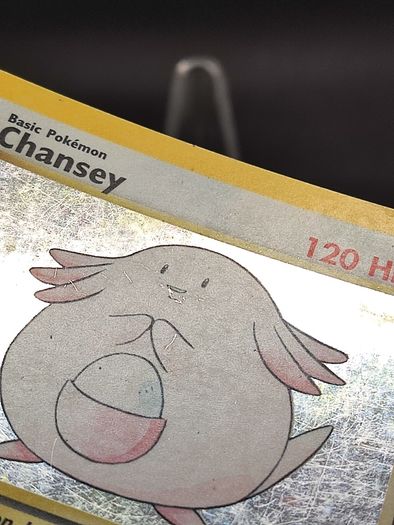 Chansey 3/102 base set Pokemon card