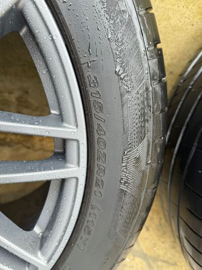 Porsche cayenne 21 rs spyder design wheels grey