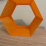 Hexagonal Plastic Shelf - different colours available Image 4