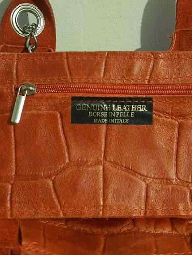 New Italian leather Bag