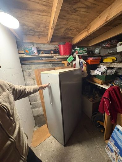 pull out metal tool /storage cabinet