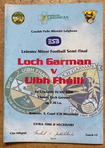 2008 Wexford v Offaly - GAA Leinster Minor Football Semi-Final Programme