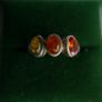 Vintage Sterling Silver 925 Ring with Amber size L1/2 - 2,8g Image 3
