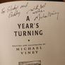 A Year's Turning. By Michael  Viney. Signed First Edition Hardback With Dustjacket In Very Good Condition. Image 5