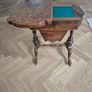 Antique Victorian Burr Walnut Games & Work Table Image 3