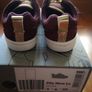 Clarks girls shoes gold&dark purple size 20 Image 4