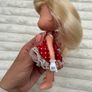 Mini doll I love Minnie Famosa Disney blonde dress red approx. 16 cm. Used Please see pictures Image 5