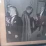 Vintage framed photo of lady kissing religious leader's ring, D18 post 10e Image 2