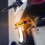 2x 12V RED Motorcycle Indicators Turn Signal Light Image 4