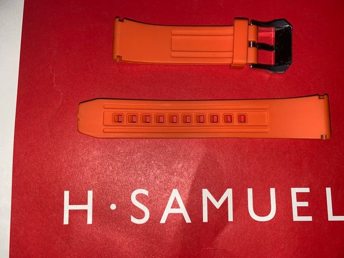 Citizen promaster orange silicone rubber strap brand new