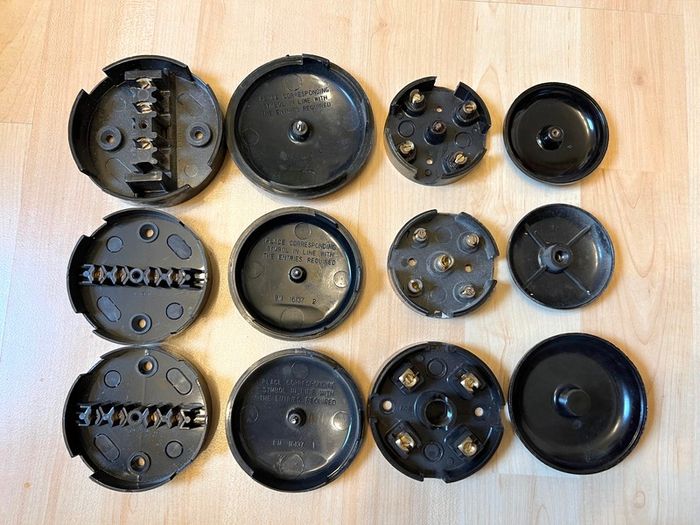 Vintage electric & communication components