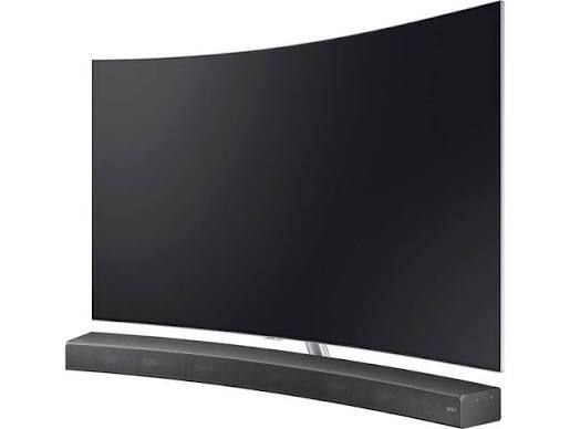 Samsung 65 inch curved TV and matching Soundbar with Subwoover