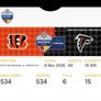 NFL Madrid Tickets - Bengals v Falcons - Nov 8th Image 3