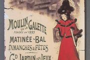 Vintage Style  Metal Sign. French poster, art nouveau.