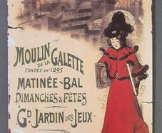 Vintage Style  Metal Sign. French poster, art nouveau.
