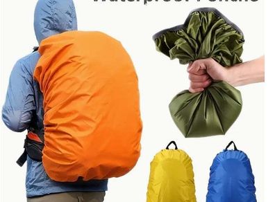 BNWT orange Universal Fit Waterproof Backpack Rain Cover, 35L Free post