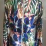 Forever Unique Tiered Lined Maxi Dress Tropical Print Balloon Sleeves New With Tags Size 10 CAN POST Image 8