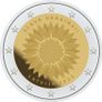Latvia 2 Euro Commemorative Coin 2023 - Glory to Ukraine. Coincard. BU Image 2