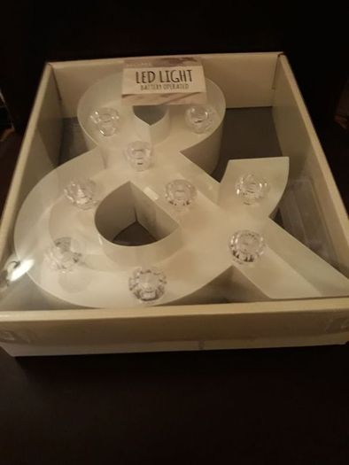 Led Light The Letter & .. Price Drop