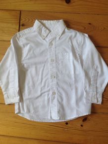 Age 2-3 White Cotton Shirt