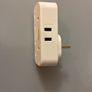 Two way UK plug with 2 USB sockets Image 2