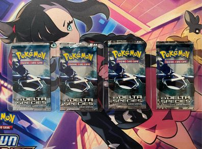 Pokemon EX Delta Species Empty Opened Vintage Booster Pack