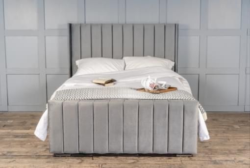New Double Zara wingback bed & Mattress
