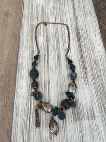 Boho style antique necklace
