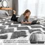Rugs Living Room- 160x230cm Fluffy Shaggy Area Rugs for Bedroom - Large Anti Slip Rug - Washable Modern Floor Carpets - Soft Thick Pile Bedside Rug for Kids Bedroom, Nursery Image 3