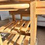 Solid wood kitchen trolley with Tiled top. Image 7