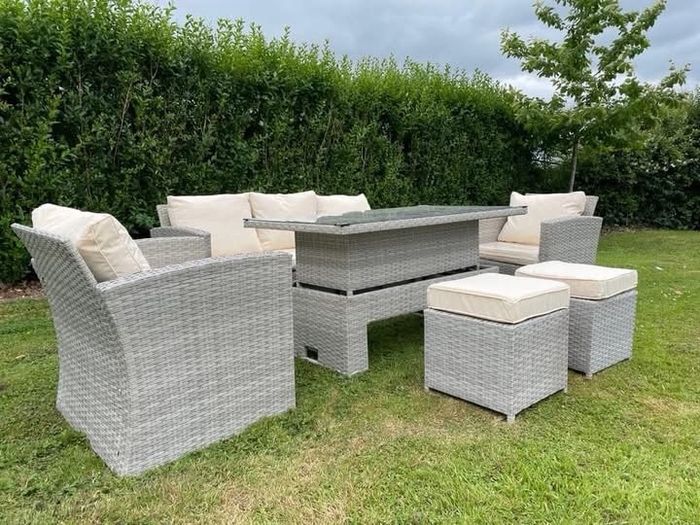 New Luxury Garden Rattan Furniture/ Dining Table / Sofa / Armchairs / Delivery