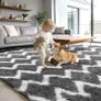 Rugs Living Room- 160x230cm Fluffy Shaggy Area Rugs for Bedroom - Large Anti Slip Rug - Washable Modern Floor Carpets - Soft Thick Pile Bedside Rug for Kids Bedroom, Nursery Image 4