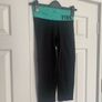 Victorias Secret PINK Mint & Black Yoga Leggings Image 3
