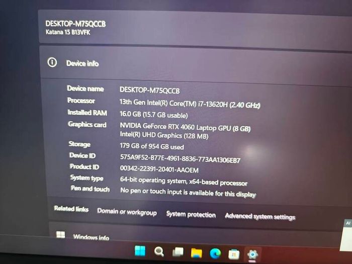 Msi Katana 15 B13v