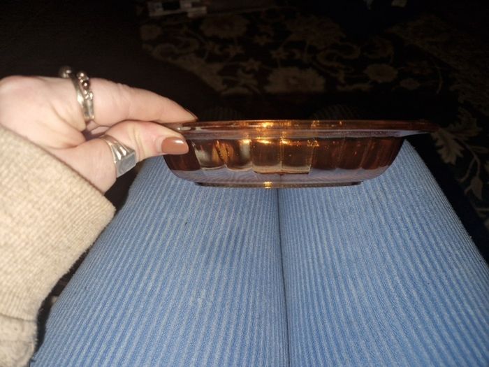 Carnival Glass Vintage Trinket Tray